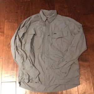Simms guide shirt. Long sleeve Size medium.
